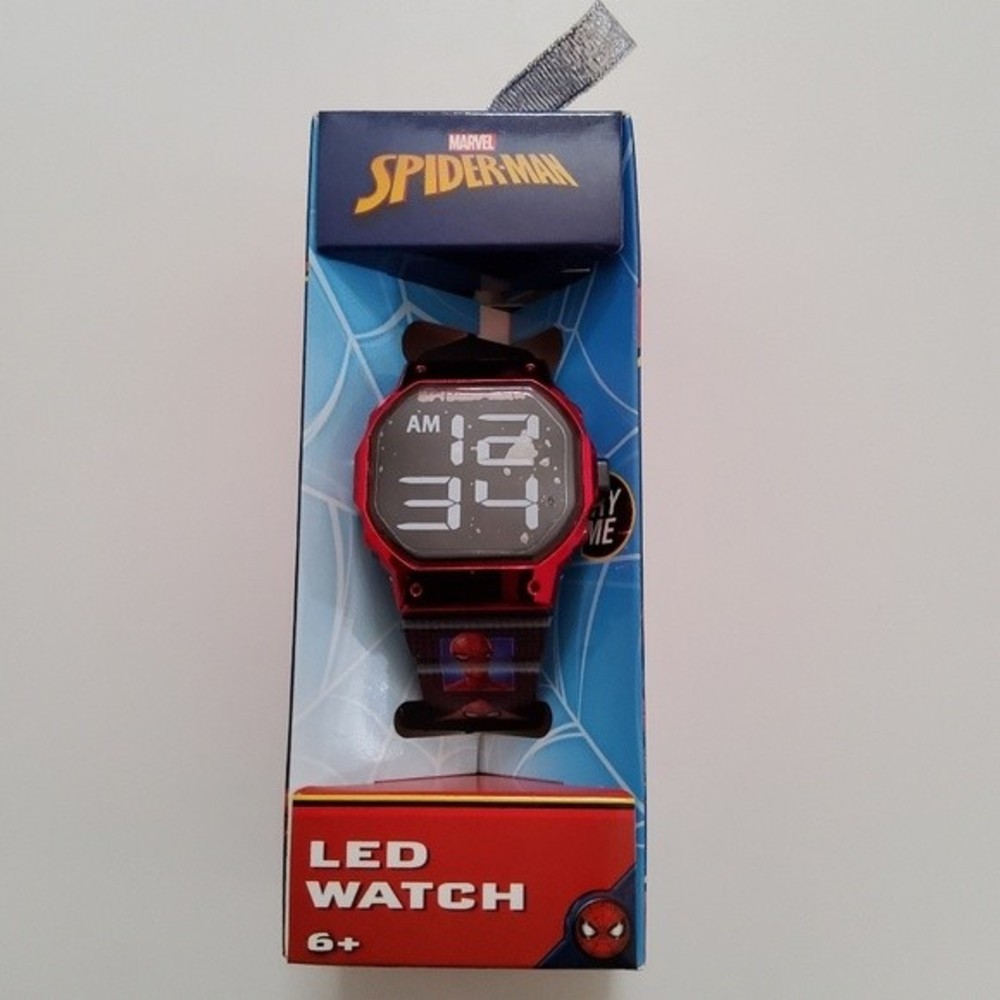 Marvel Spider-Man Kids LED Watch flashing LCD Watch
